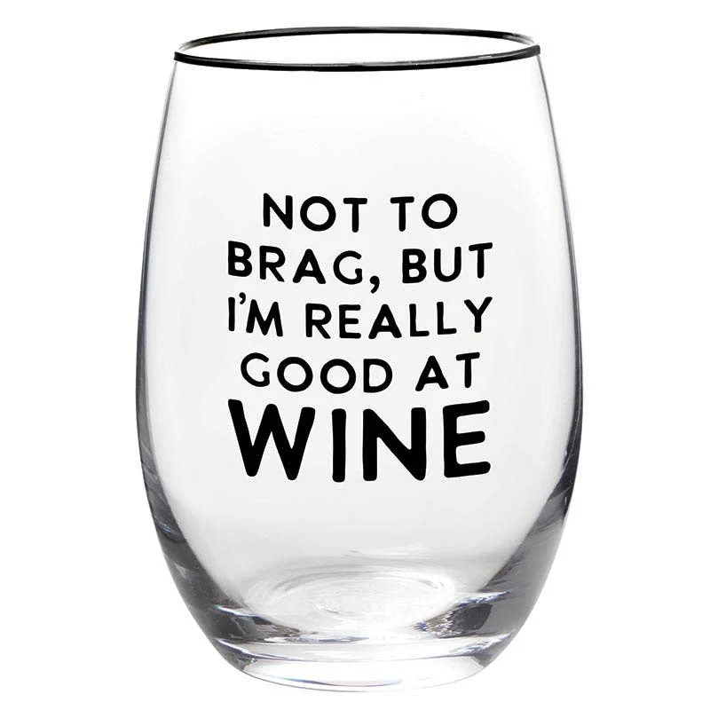 Wine Glass - Good at Wine