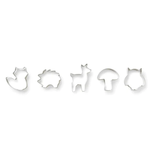 Woodland Animal Cookie Cutters, (set of 5) - Image 4